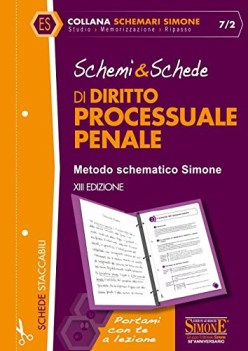 schemi  schede di diritto processuale penale XIII EDIZIONE