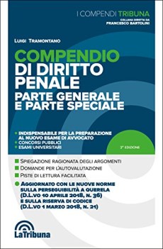 compendio di diritto penale parte generale e parte speciale