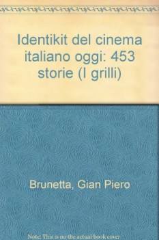 identikit del cinema italiano oggi 453 storie