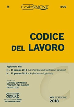 codice del lavoro