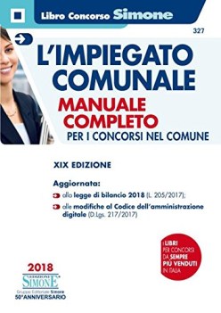 impiegato comunale manuale completo per i concorsi nel comune