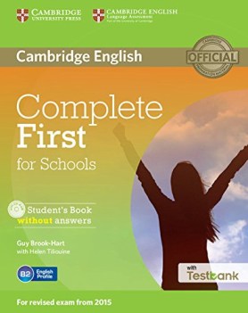 complete first for schools pack+testbank inglese, grammatica