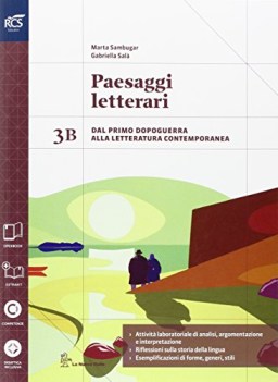 paesaggi letterari 3b +eb italiano, antologia tr.