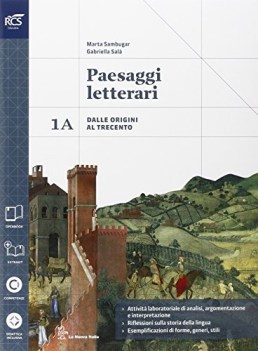 paesaggi letterari 1 (3t) +eb italiano, antologia tr.