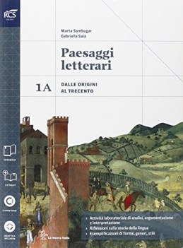 paesaggi letterari 1 (4t) +eb italiano, antologia tr.