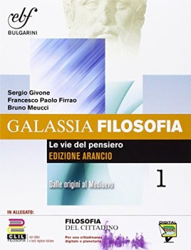 galassia filosofia aranc.1 fc18 vedi 9788823436770