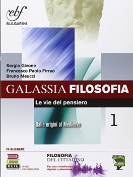 galassia filosofia 1 +fil.cittadino+clil filosofia,pedag.-manuali