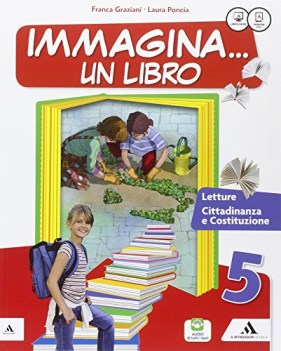 immagina un libro 5, lett. (3t) +eb elementari