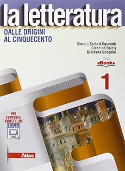 letteratura 1 (3t) +eb italiano, letteratura