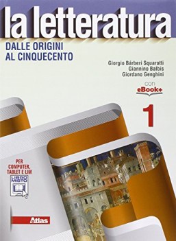 Letteratura 1 (2t) +eb italiano, letteratura