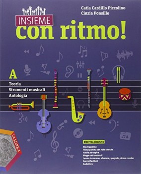 insieme con ritmo a+b +cd +eb musica,ed.mus.teatro,cine