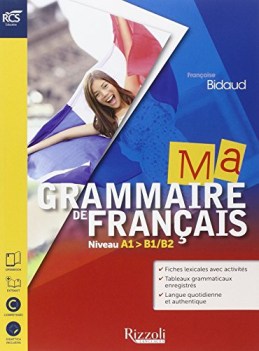 ma grammaire de francais +soluzioni +cd francese, grammatica