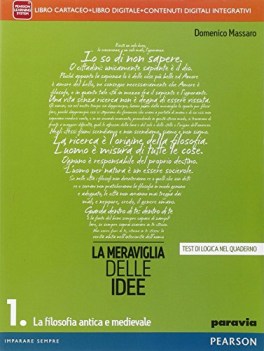 meraviglia delle idee 1 (2t) +eb antologie filos.,pedag.