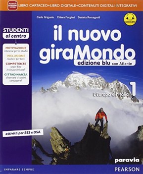 nuovo giramondo blu 1 activebook  (2t)+eb geografia sc.media