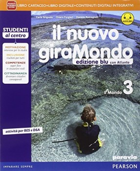 nuovo giramondo blu 3 activebook (2t)+eb geografia sc.media