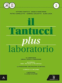 tantucci plus 2 laboratorio +eb latino gramm.sint.eserc.