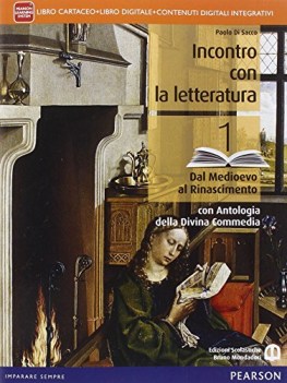 incontro con la letteratura 1+comm. (3t) italiano, letteratura