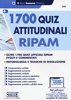 1700 quiz attitudinali ripam con contenuto digitale per download e ac