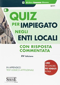 quiz per impiegato negli enti locali