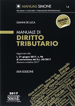 manuale di diritto tributario