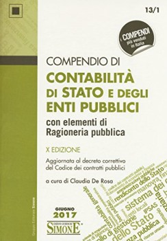 compendio di contabilit di stato e degli enti pubblici con elementi