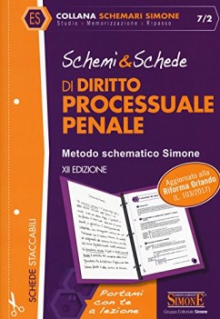 schemi  schede di diritto processuale penale