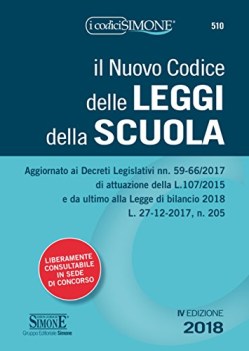 nuovo codice delle leggi della scuola