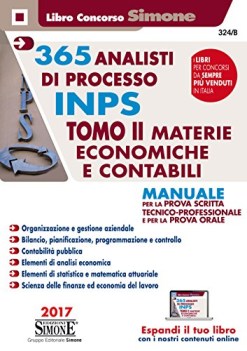 365 analisti di processo inps tomo 2 manuale per la prova scritta