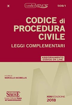 codice di procedura civile leggi complementari ediz minor con cont