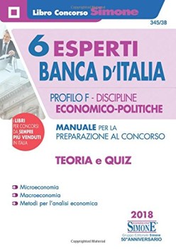 6 esperti banca ditalia profilo f discipline economicopolitiche m