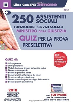 250 assistenti sociali funzionari servizi sociali ministero della gi