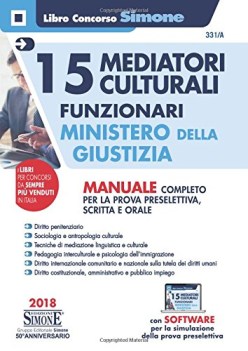 15 mediatori culturali funzionari ministero della giustizia manuale