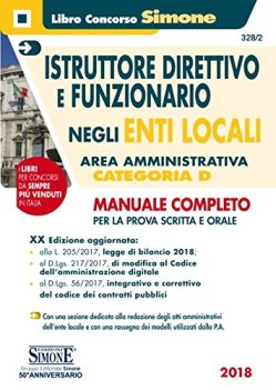 istruttore direttivo e funzionario negli enti locali area amministrat