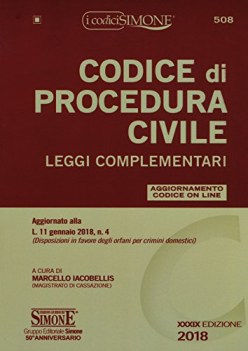 codice di procedura civile leggi complementari