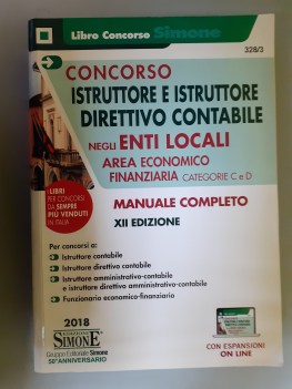 concorso istruttore e istruttore direttivo contabile negli enti locali