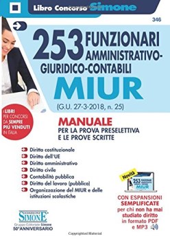 253 funzionari amm-giur-cont MIUR