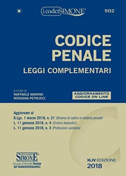 codice penale leggi complementari con aggiornamento online