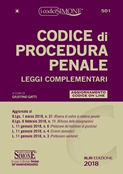 codice di procedura penale e leggi complementari