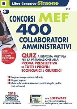 concorso mef 400 collaboratori amministrativi quiz a risposta multip