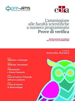 ammissione alle facolta scientifiche 2017-2018 PROVE DI VERIFICA