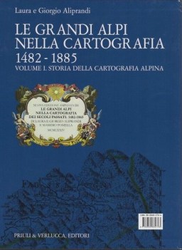 grandi alpi nella cartografia 1482 1885 vol I