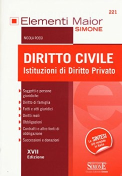 diritto civile istituzioni di diritto privato