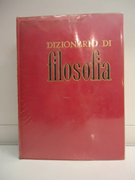 dizionario di filosofia