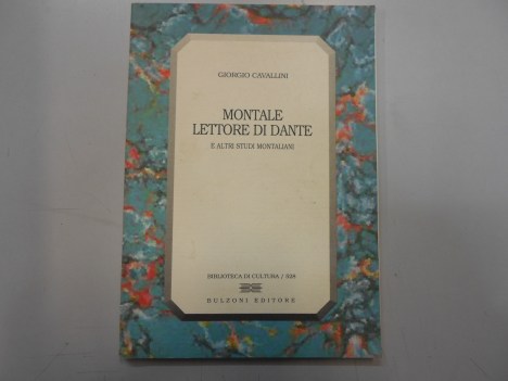 montale lettore di dante