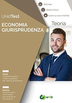 manuale di teoria per i test di ammissione a economia e giurisprudenza con ebook