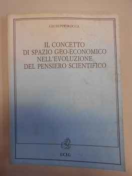 concetto di spazio geo economico nell\'evoluzione del pensiero scientifico