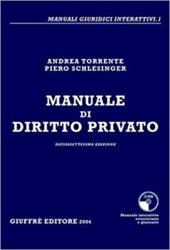 manuale di diritto privato 17esima edizione