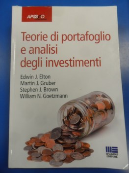 teorie di portafoglio e analisi degli investimenti