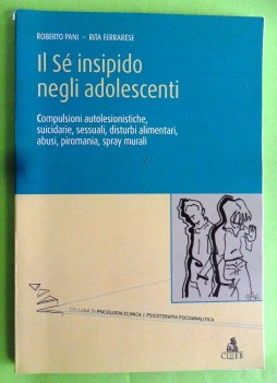 S insipido negli adolescenti compulsioni autolesionistiche suicidarie sessuali