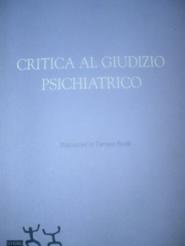 critica al giudizio psichiatrico